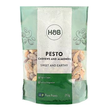 HOLLAND & BARRETT PESTO anakardžių ir migdolų riešutai, 210 g