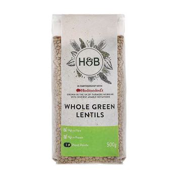 HOLLAND & BARRETT WHOLE GREEN lęšiai, 500 g