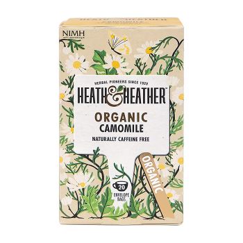 HEATH & HEATHER ORGANIC arbata su ramunėlėmis, 20 vnt.