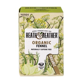 HEATH & HEATHER ORGANIC arbata su pankoliais, 20 vnt.