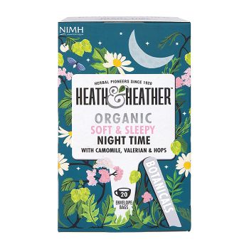 HEATH & HEATHER SOFT & SLEEPY NIGHT TIME arbata, 20 vnt.