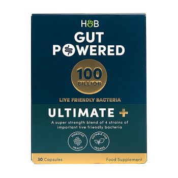 H&B GUT POWERED ULTIMATE+ gerosios bakterijos, 30 kapsulių