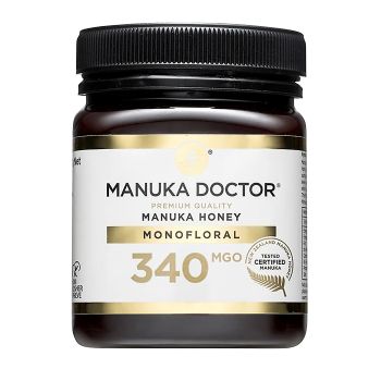 MANUKA DOCTOR MONOFLORAL MANUKA HONEY MGO 340 medus, 250 g