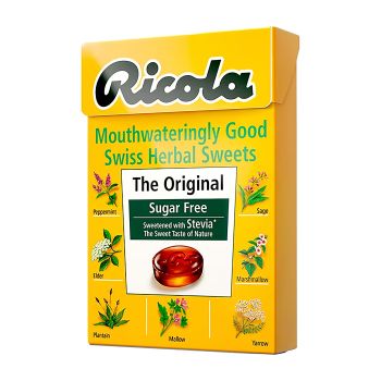RICOLA SWISS HERBAL pastilės, 45 g