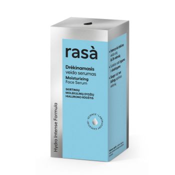 RASA HYDRO INTENSE drėkinamasis veido serumas, 30 ml