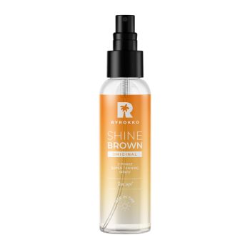 BYROKKO SHINE BROWN ORIGINAL 2-PHASE SUPER TANNING įdegio purškiklis, 104 ml