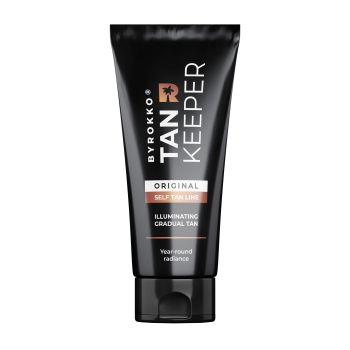 BYROKKO TAN KEEPER ORIGINAL laipsnišką įdegį suteikiantis kūno drėkiklis, 200 ml