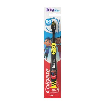 COLGATE BIG KIDS SMILES 6 - 9 YEARS SOFT vaikų dantų šepetėlis