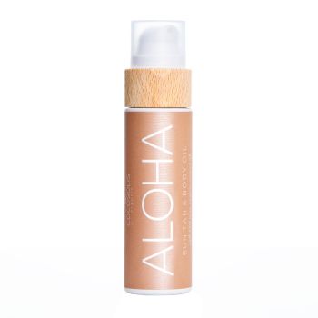 COCOSOLIS ORGANIC ALOHA SUNTAN & BODY OIL veido ir kūno įdegio aliejus, 110 ml