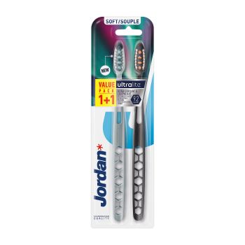 JORDAN ULTRALITE SOFT dantų šepetėliai (2 vnt.)