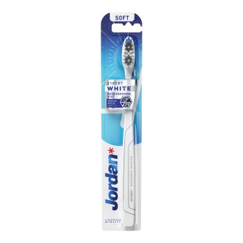 JORDAN EXPERT WHITE SOFT dantų šepetėlis