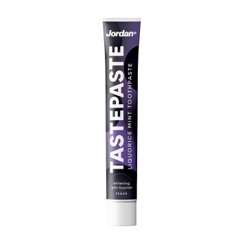 JORDAN TASTEPASTE LIQUORICE MINT dantų pasta, 50 ml