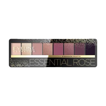 EVELINE ESSENTIAL ROSE akių vokų šešėlių paletė, 9,6 g