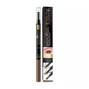 EVELINE BROW MULTIFUNCTION STYLER 3IN1 antakių formavimo pieštukas