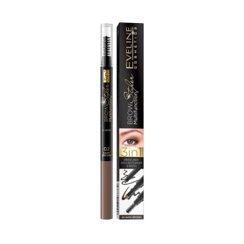 EVELINE BROW MULTIFUNCTION STYLER 3IN1 antakių formavimo pieštukas