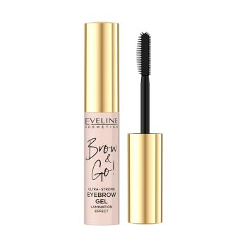 EVELINE BROW & GO ULTRA - STRONG antakių želė, 6 ml