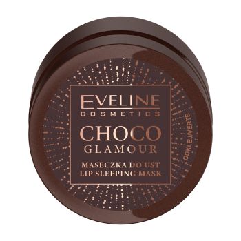 EVELINE CHOCO GLAMOUR SLEEPING naktinė lūpų kaukė, 12 ml