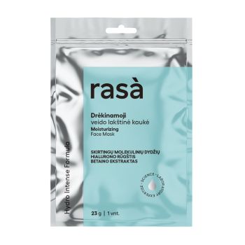 RASA HYDRO INTENSE drėkinamoji lakštinė veido kaukė, 23 g