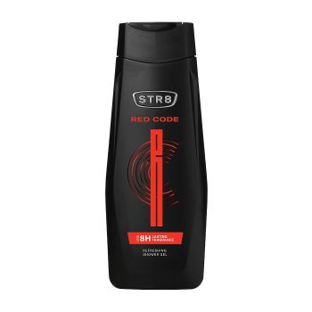 STR8 RED CODE vyrų dušo želė, 400 ml