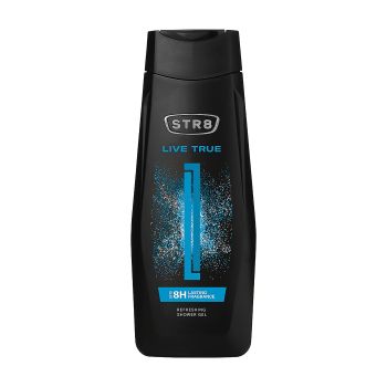 STR8 LIVE TRUE vyrų dušo želė, 400 ml