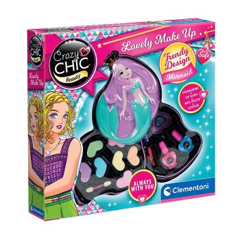 CLEMENTONI CRAZY CHIC BEAUTY MERMAID makiažo rinkinys