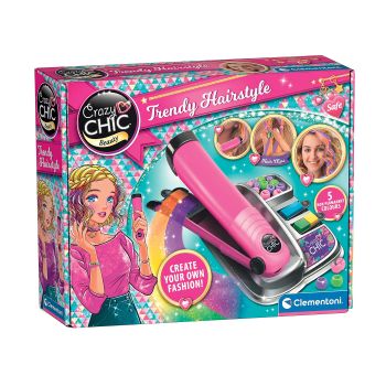 CLEMENTONI CRAZY CHIC BEAUTY TRENDY HAIRSTYLE plaukų dažymo rinkinys