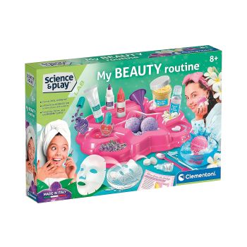 CLEMENTONI SCIENCE & PLAY MY BEAUTY ROUTINE kosmetikos gamybos rinkinys
