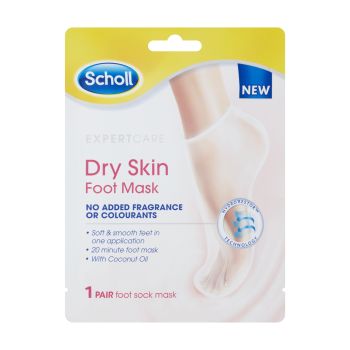 SCHOLL DRY SKIN pėdų kaukė kojinės sausai odai prižiūrėti, 1 pora