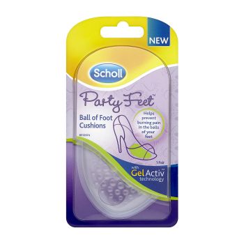SCHOLL PARTY FEET gelio pėdų pagalvėlių įdėklai, 1 pora