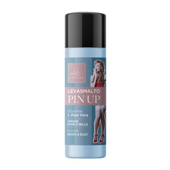 LADY VENEZIA LEVASMALTO PIN UP VITAMINE & ALOE VERA nagų lako valiklis, 125 ml