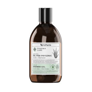 PHARMA CARE NATURAL ALOE VERA + PROTEINS dušo želė, 500 ml