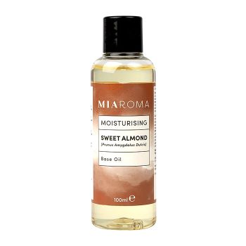 MIAROMA MOISTURISING SWEET ALMOND BASE OIL bazinis aliejus, 100 ml