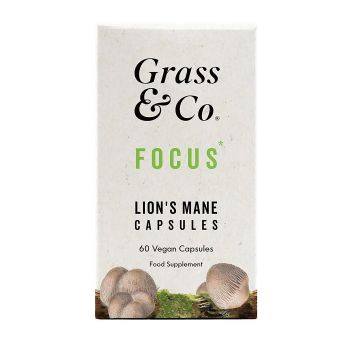 GRASS & CO FOCUS liūto karčiai, 60 kapsulių