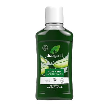 DR.ORGANIC ALOE VERA burnos skalavimo skystis, 500 ml
