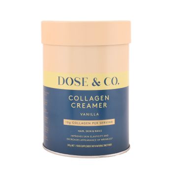DOSE & CO kolagenas, vanilės skonio, milteliai, 340 g
