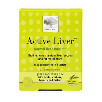 NEW NORDIC ACTIVE LIVER, 60 tablečių