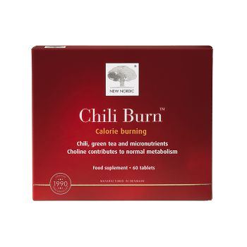 NEW NORDIC CHILI BURN kalorijų apykaitai, 60 tablečių