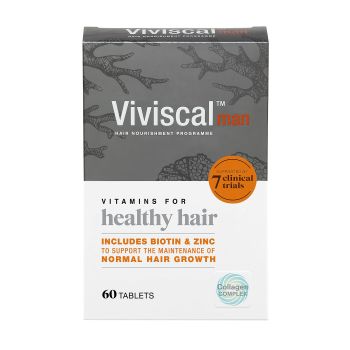 VIVISCAL MAN HEALTHY HAIR vitaminai plaukams, 60 tablečių