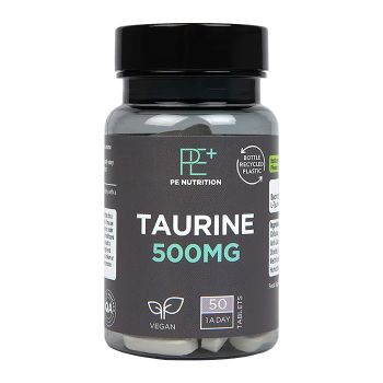 PE NUTRITION taurinas 500 mg, 50 tablečių