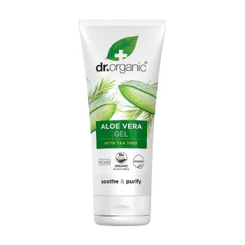 DR.ORGANIC ALOE VERA WITH TEA TREE kūno želė, 200 ml