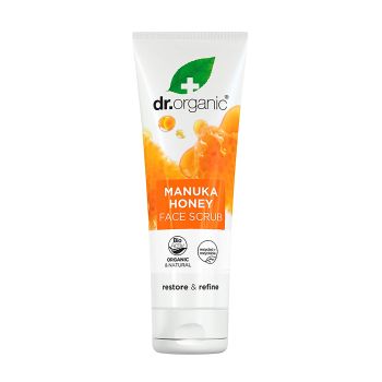 DR.ORGANIC MANUKA HONEY veido šveitiklis, 125 ml