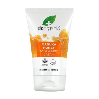DR.ORGANIC MANUKA HONEY pėdų ir kulnų kremas, 125 ml