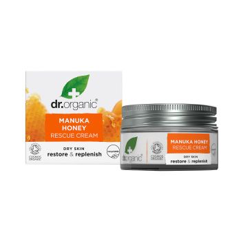 DR.ORGANIC MANUKA HONEY RESCUE veido kremas, 50 ml