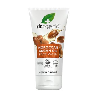 DR.ORGANIC MOROCCAN ARGAN OIL veido prausiklis, 150 ml
