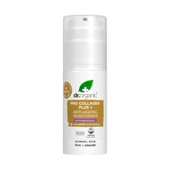 DR.ORGANIC PRO COLLAGEN PLUS+ ANTI+AGEING drėkinamasis veido kremas, 50 ml