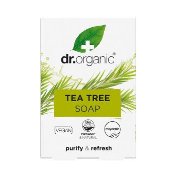 DR.ORGANIC TEA TREE muilas, 100 g