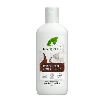DR.ORGANIC COCONUT OIL plaukų kondicionierius, 265 ml
