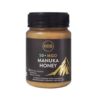 HOLLAND & BARRETT MANUKA HONEY MGO 50+ medus, 350 g