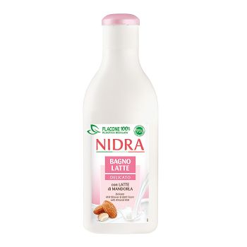 NIDRA DELICATO ALMOND MILK dušo ir vonios putos, 750 ml