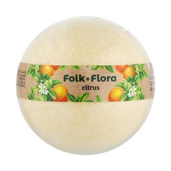 FOLK & FLORA CITRUS vonios burbulas, 130 g